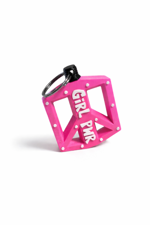 GIRL PWR – MTB pedalka obesek za ključe